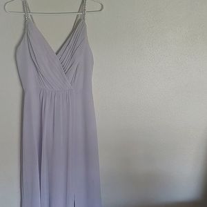 David Bridal Lavender Formal Long Length Dress